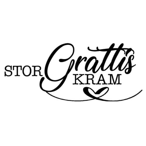 EZ-Monterad Stämpel - Stor Grattis Kram - 53 x 23 mm