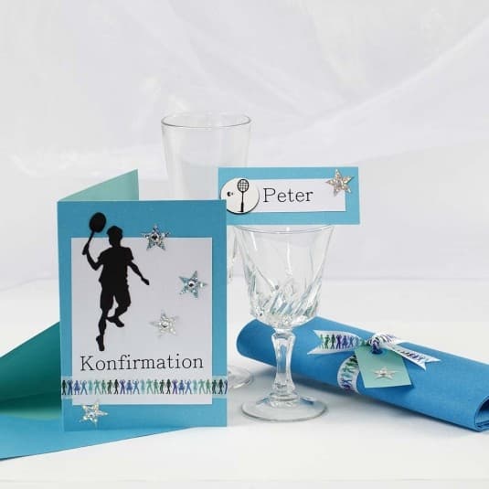 Die cuts - Silhouette - Badminton - 10 st