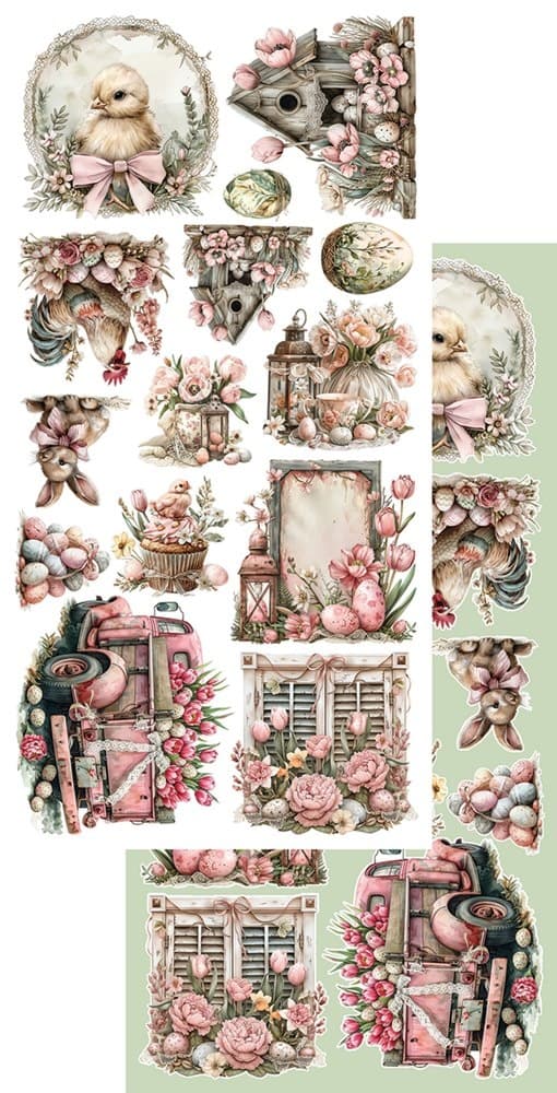 Paper Pack Extra Set - Klippark Alchemy of Art - Easter