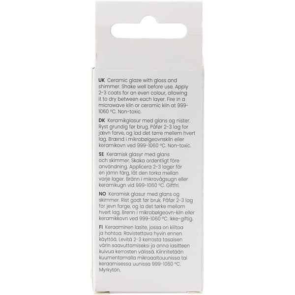 Keramikglasyr Prickig - Rusty Nails - Täckande 60 ml