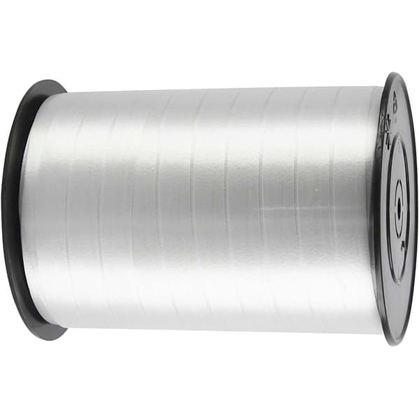 Presentsnöre - B: 10 mm - Silver - Blank - 250 m