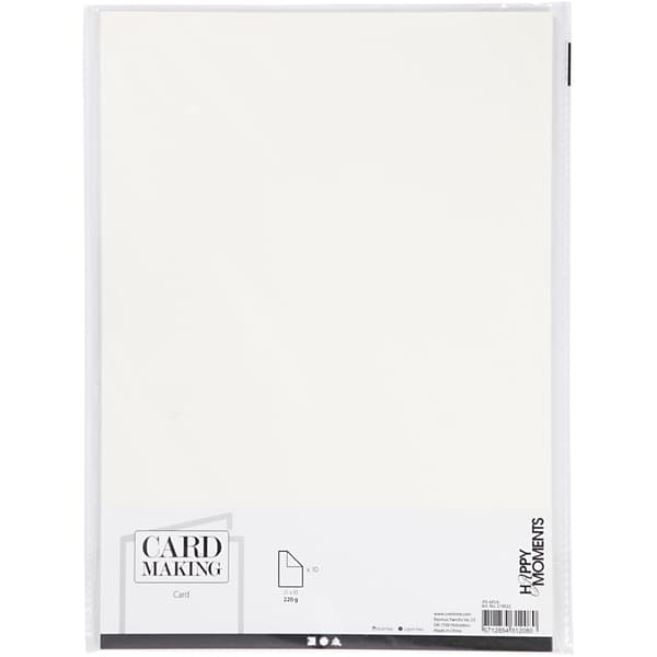 Strukturpapper A4 10 pack - Creme - 220g