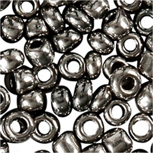 Seed Beads - 1,7 mm - Gråmetall - 25 gram