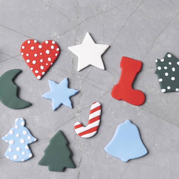 Pepparkaksformar - Stansformar 3-5,7 cm - Julfigurer - 10 st