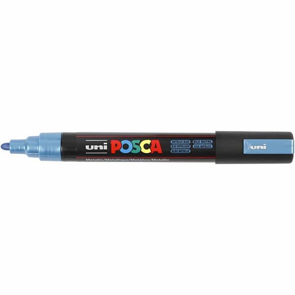 Posca Marker Medium Bullet PC-5M - Metallic blue
