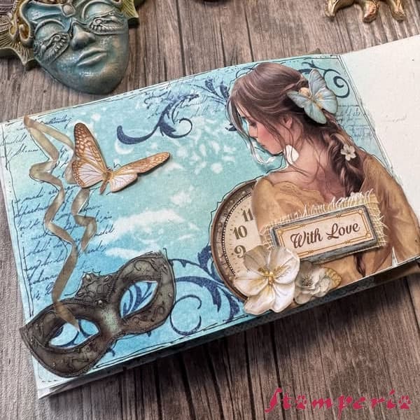 Paper Pack Maxi 8x8 Stamperia - Masquerade