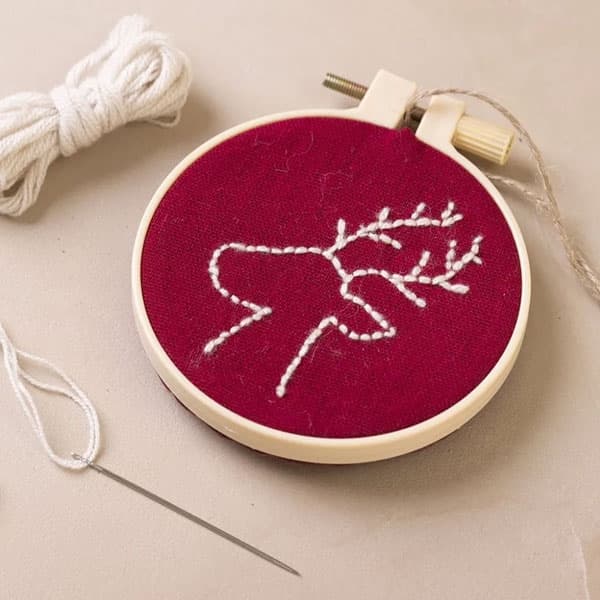 Mini DIY Kit - Brodera en Ren - Julpyssel