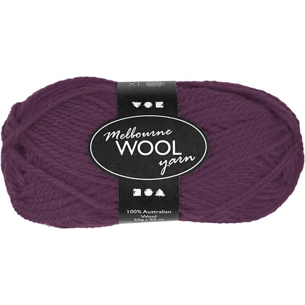 Melbourne Ullgarn - L: 92 m - Lila  50 g