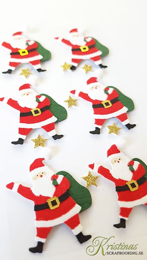 3D Stickers Mix - Jultomte - Heyda
