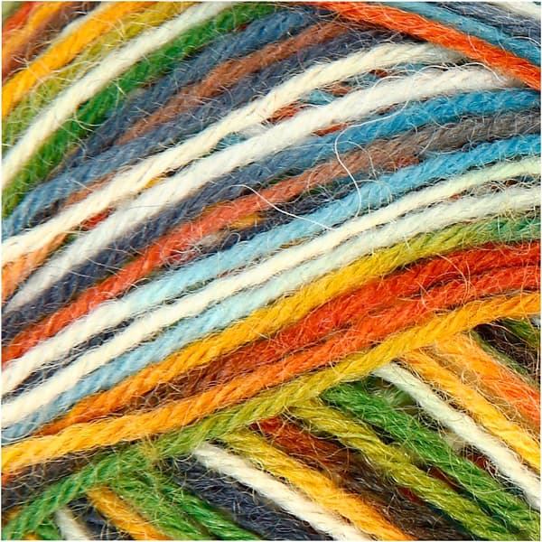 Strumpgarn - L: 200 m - Multi color - Harmoni - 50 g