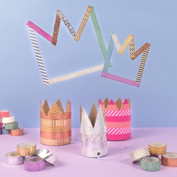 Washitejp - Glitterfärger - 6 st