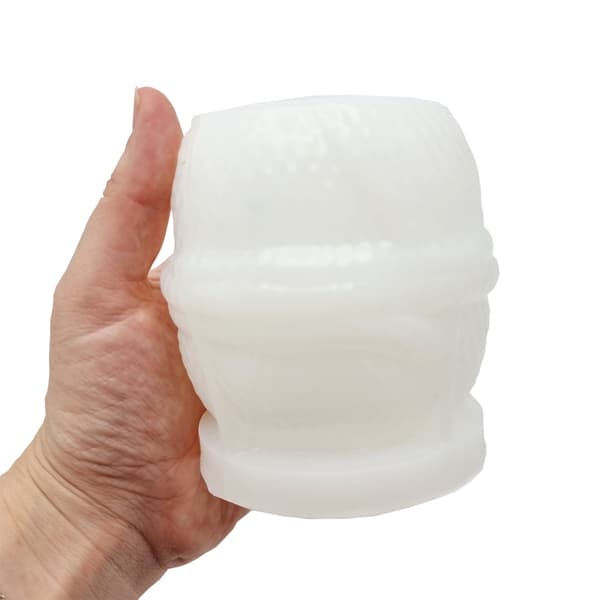 Silikonform Ljusformar - Garnnystan - H: 7,5 cm