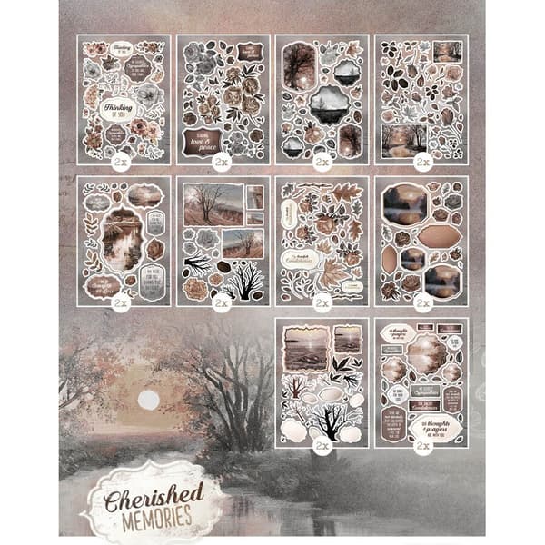 Die-Cut Paper Pad Elements A5 - Studio Light - Cherished Memories
