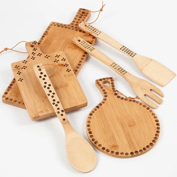 Skärbräda av Bambu - 39x14 cm