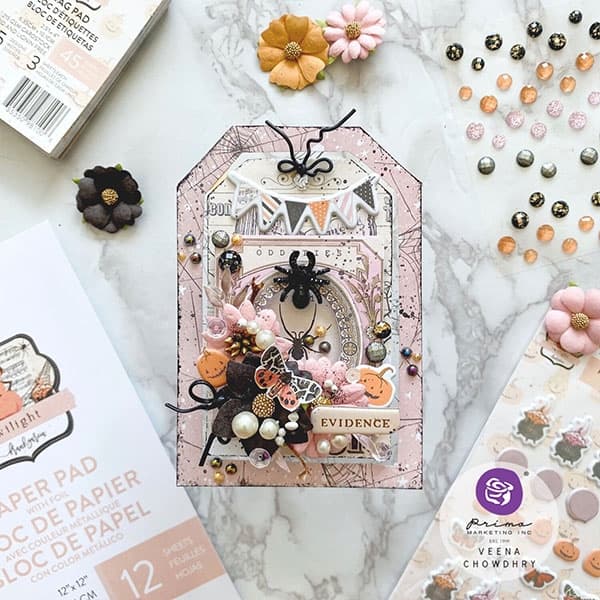 Die Cuts - Prima Ephemera Twilight Halloween Night - 62 st