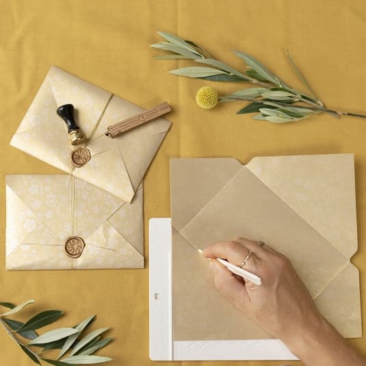 Mönstrade Papper A4 - Guld Swirl - 20 st