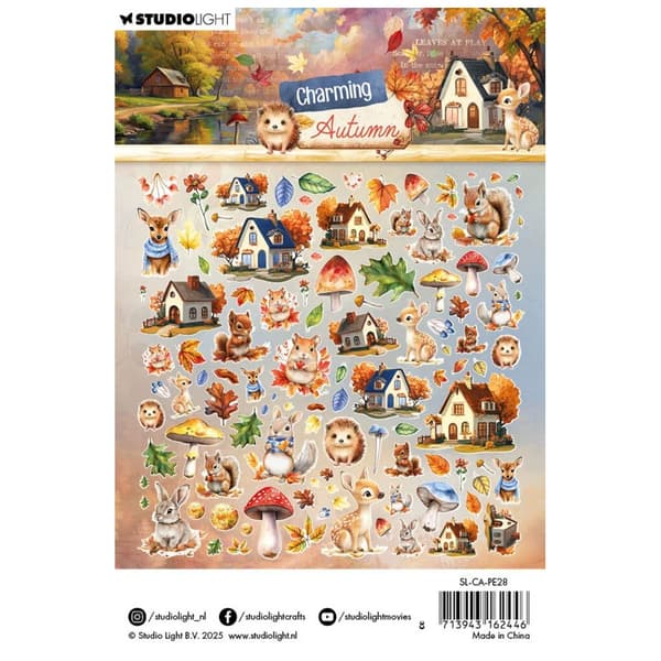 Die Cuts Studio Light - Charming Autumn - 108 delar