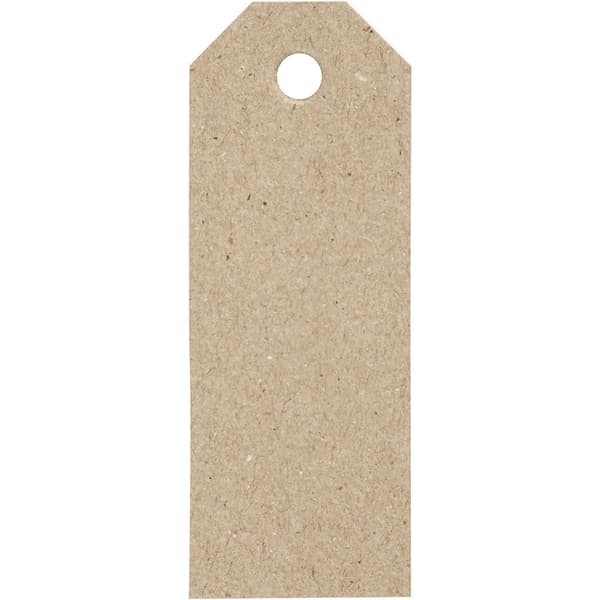 Manillamärken 3x8 cm - Natur - 20 st