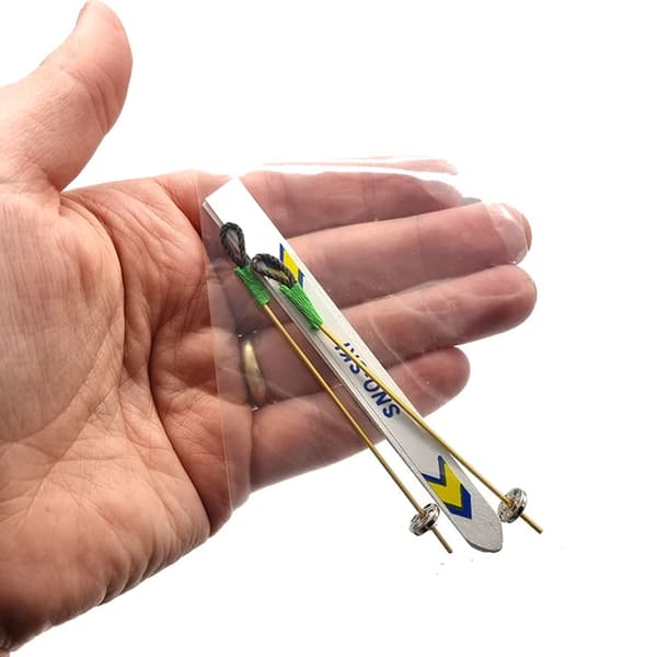 Miniatyr - Skidset - 9 cm