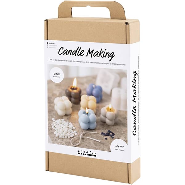 DIY Kit Ljustillverkning - Bubbelljus i Silikonform