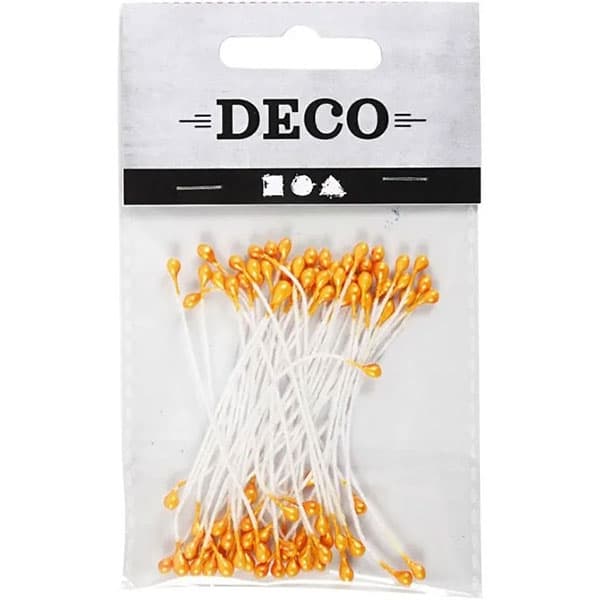 Pistiller 2 mm - Orange - 100 st