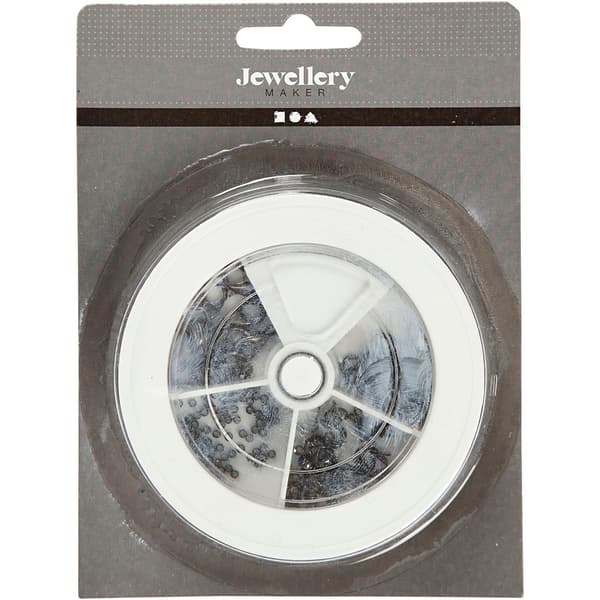Startset med smyckewire - Mörkmetallic grå