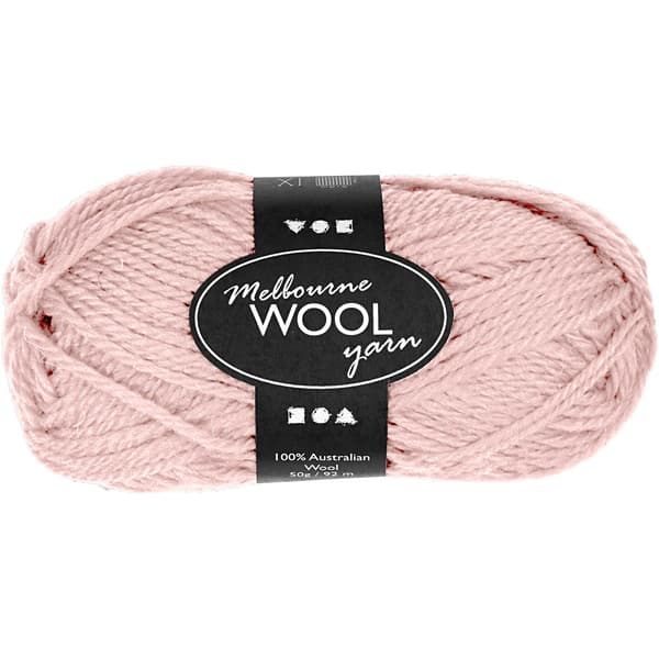 Melbourne Ullgarn - L: 92 m - Rosa - 50 g