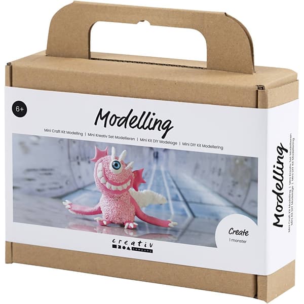 Mini DIY Kit Lera - Monster Sally - Ljusrosa