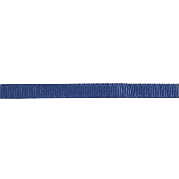 Grosgrainband - B: 5 mm - Blå - 15 m