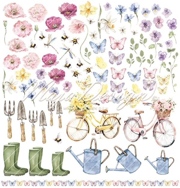 Paper Pack 12´x12´ Maja Design - Spring Garden