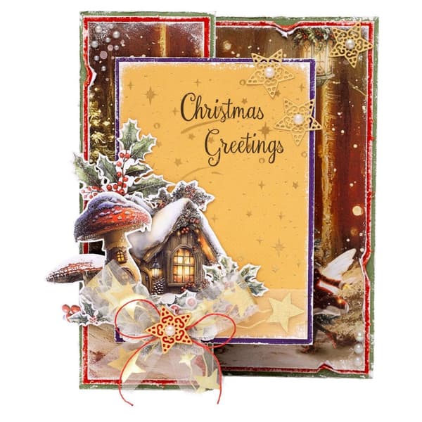 Paper Pad A5 - Fairy Christmas Pattern - Studio Light