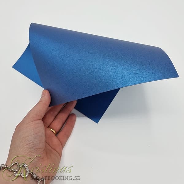Pärlemo Papper A4 - Mörkblå - 20 ark - 220g
