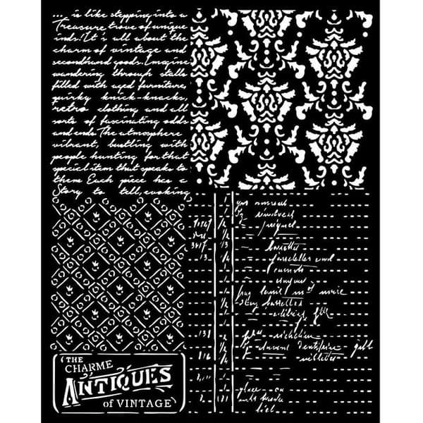 Schablon Stamperia - Brocante Antiques Mixed Patterns - 20x25 cm