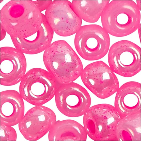 Seed Beads - 3 mm - Rosa - 25 gram
