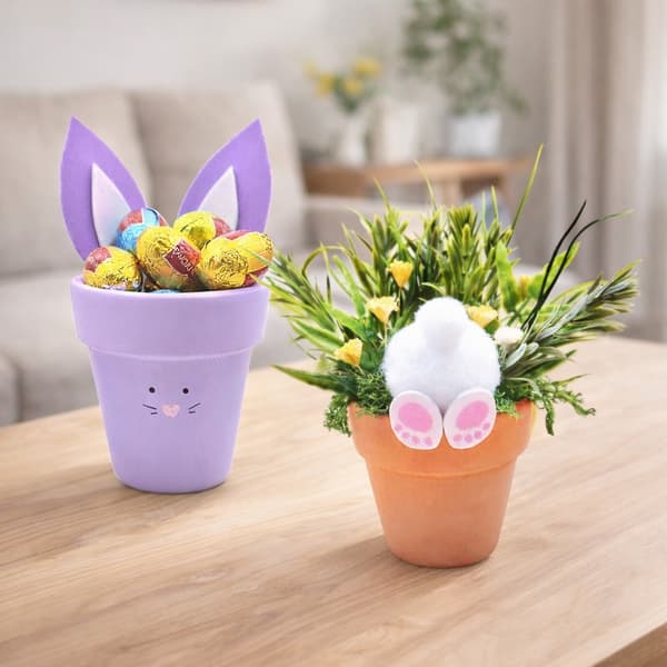 Krukor av Terrakotta - H: 6 cm - 10 st