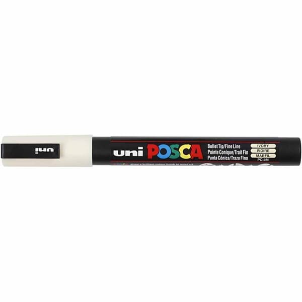 Posca Marker Fine Bullet PC-3M - Ivory