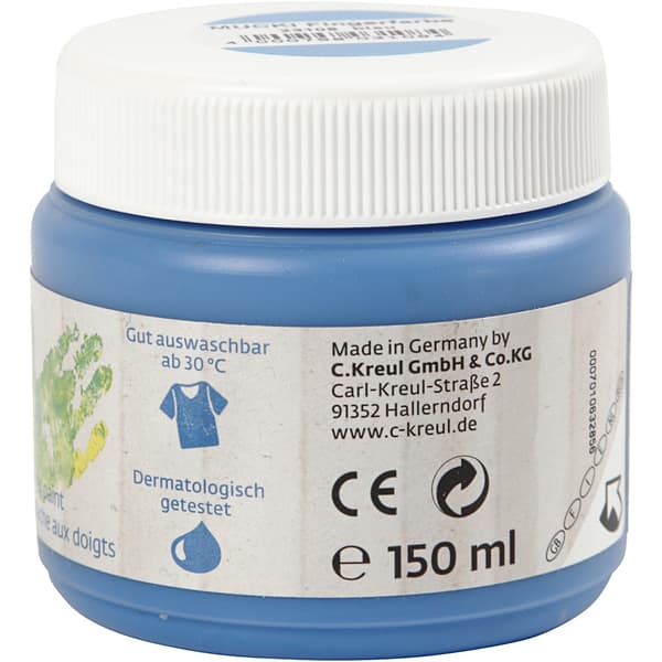 Fingerfärg - Blå - 150 ml