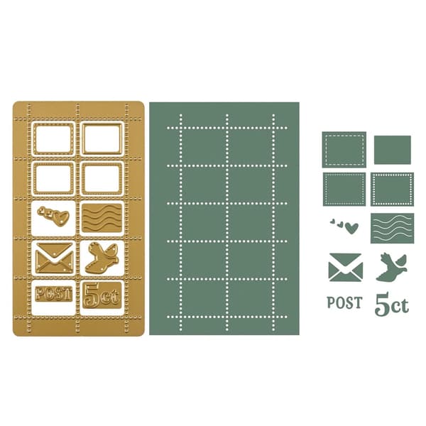 Dies Set From The Postbox - 11 Dies - Vaessen Creative