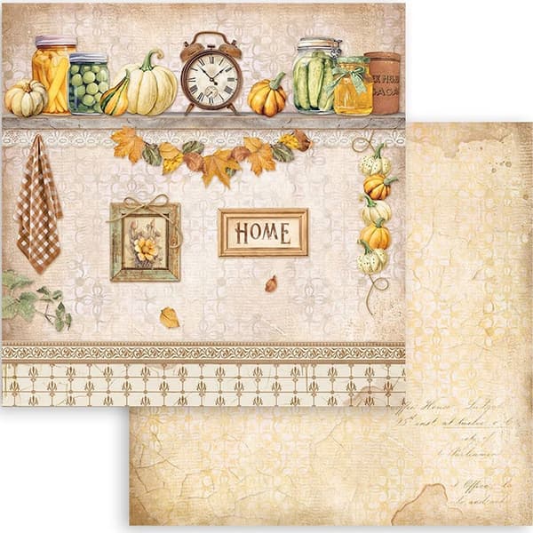 Paper Pad 8x8 Stamperia - Golden Harmony
