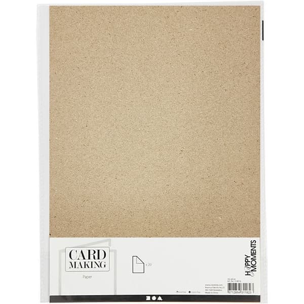 Papper A4 - Natur - 120 g - 20 st