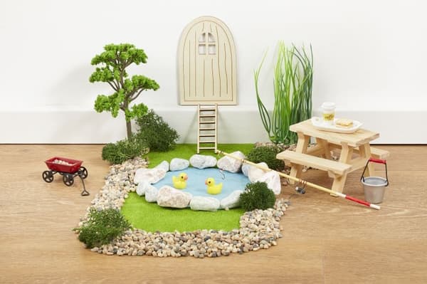 Miniatyr - Fågeldamm - 7 cm