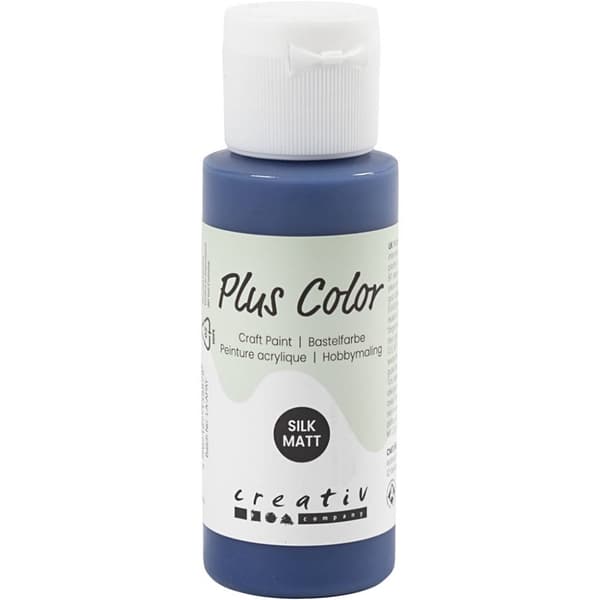 Akrylfärg Plus Color - Hobbyfärg 60 ml - Navy Blue