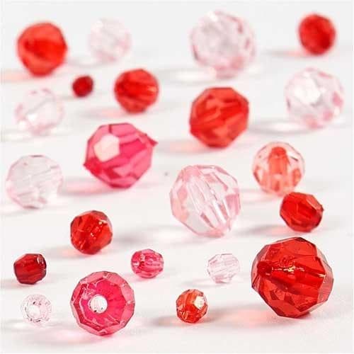Harmoni Facettmix - ca 170 st Röda - 45 gram