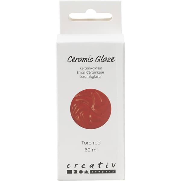 Keramikglasyr Toro Red Täckande 60 ml