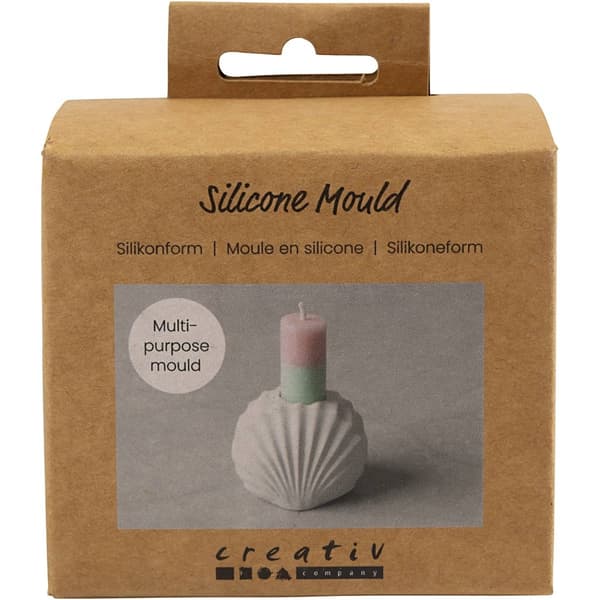 Silikonform Ljushållare Snäcka - 6x5 cm