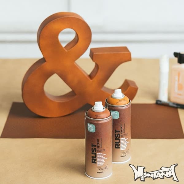Montana Sprayfärg - Rust Effect - 400 ml - Orange Brown