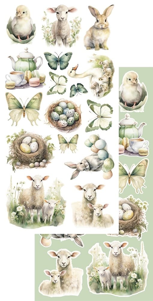 Paper Pack Extra Set - Klippark Alchemy of Art - Easter