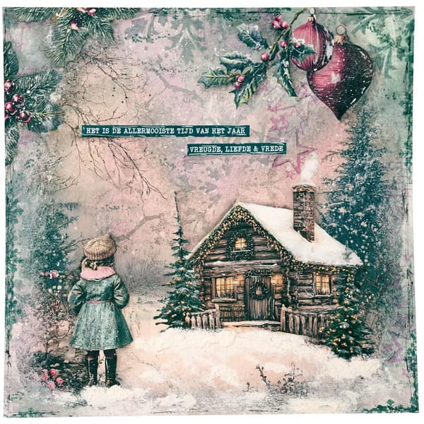 Die-Cut Paper Elements A5 - Christmas Blush - Studio Light