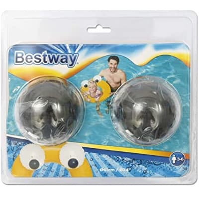 Badleksaker Bestway - Simring med ögon - 61 cm