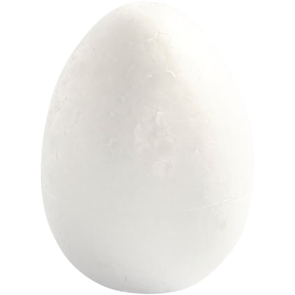 Frigolit Ägg - Höjd: 8 cm - 5 st
